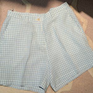 RALPH LAUREN SHORTS 8P POWDER BLUE/WHITE